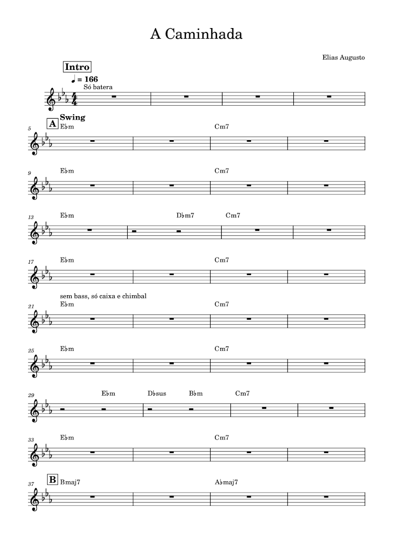 A caminhada-Piano