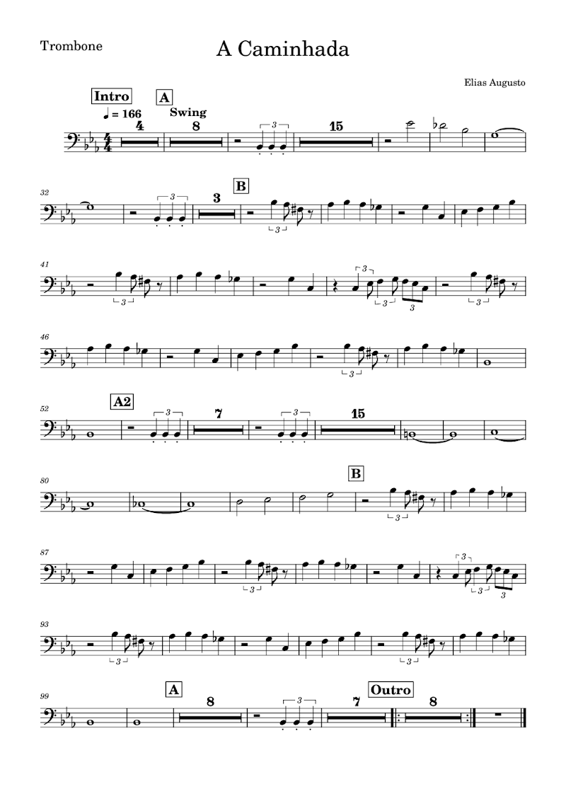 A caminhada-Trombone