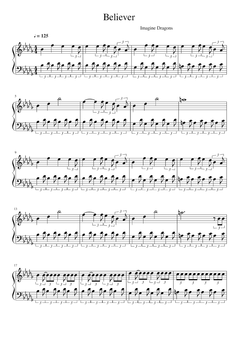 Believer - Imagine dragons