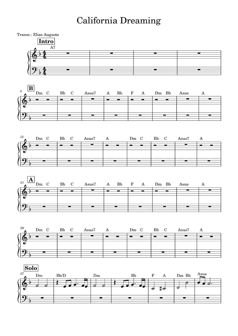 California Dreaming