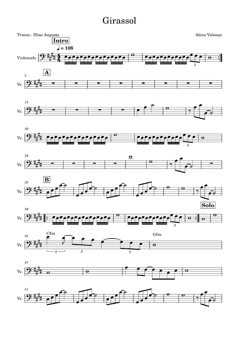 Girassol Alceu Cello