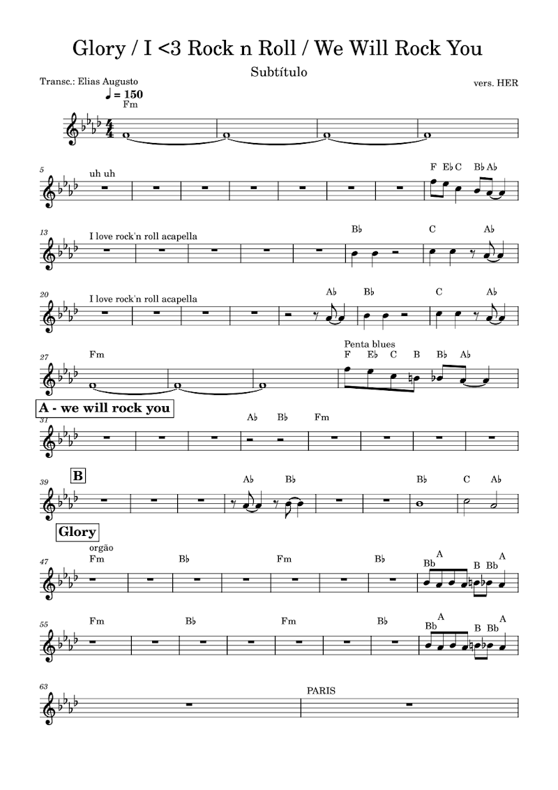 glory -- we will rock you