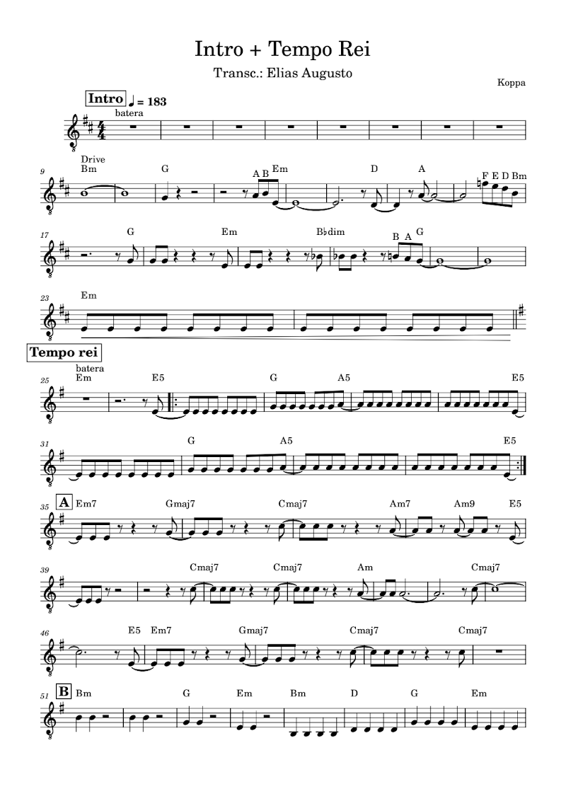 Intro + Tempo Rei