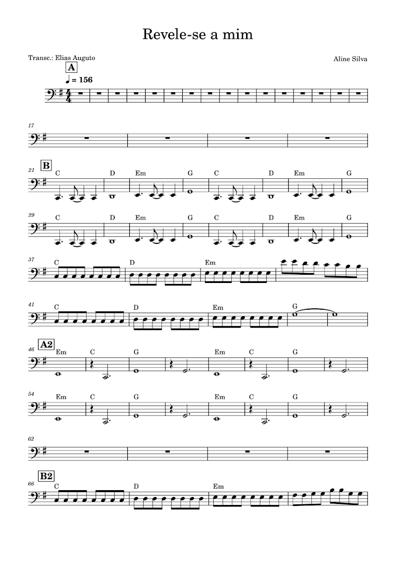 Revele-se a mim bass