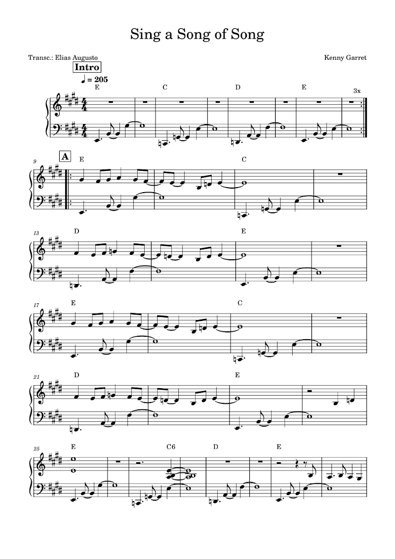 Sing a Song of Song