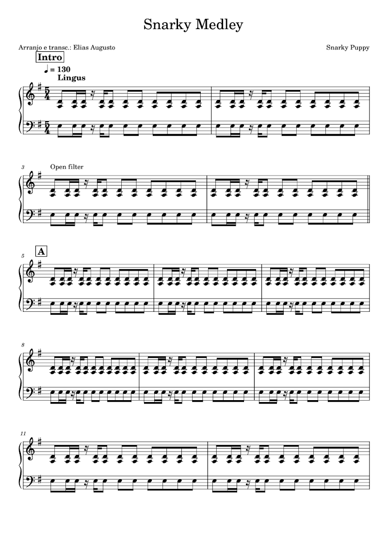 Snarky Medley Short